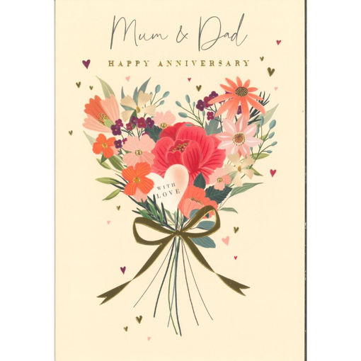 Picture of MUM AND DAD HAPPY ANNIVERSARY CARD